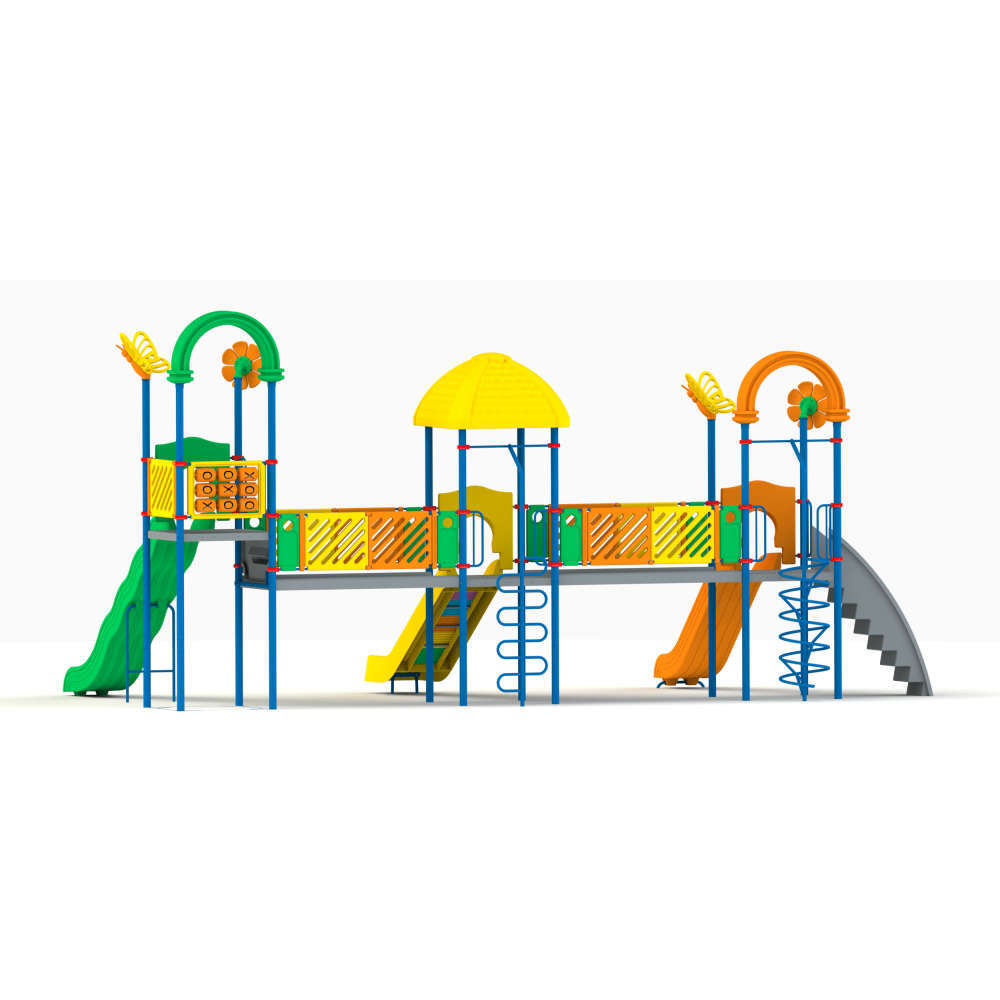 Maps-52 Modular Play Block Unit - Virgin Polymer, 200x100x120 Cm, Multi-color | Modular Expandability, Tool-less Assembly, Weatherproof