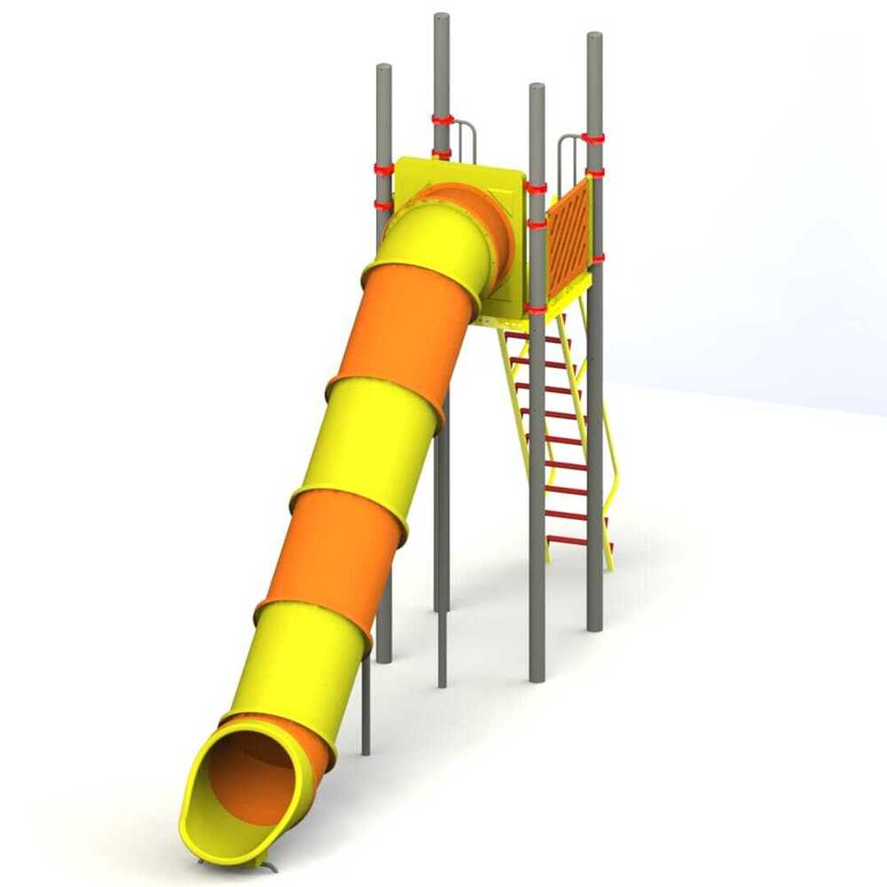 Roto Straight Tube Slide 9ft