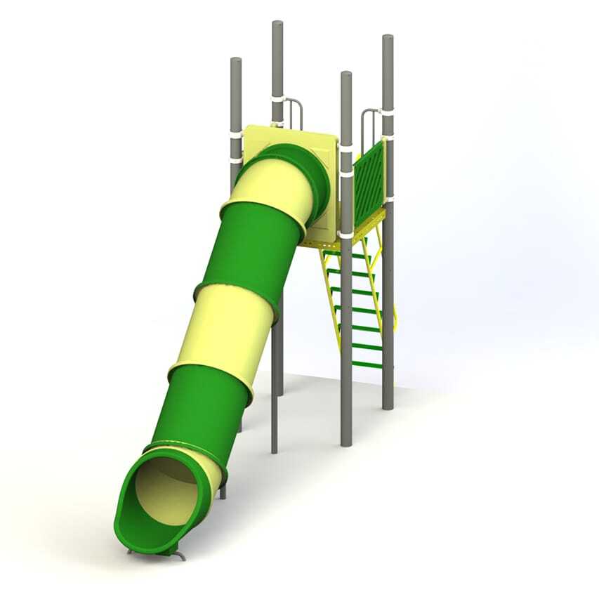 Roto Straight Tube Slide 7ft