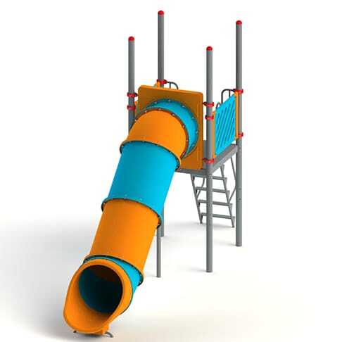 Roto Straight Tube Slide 5Ft