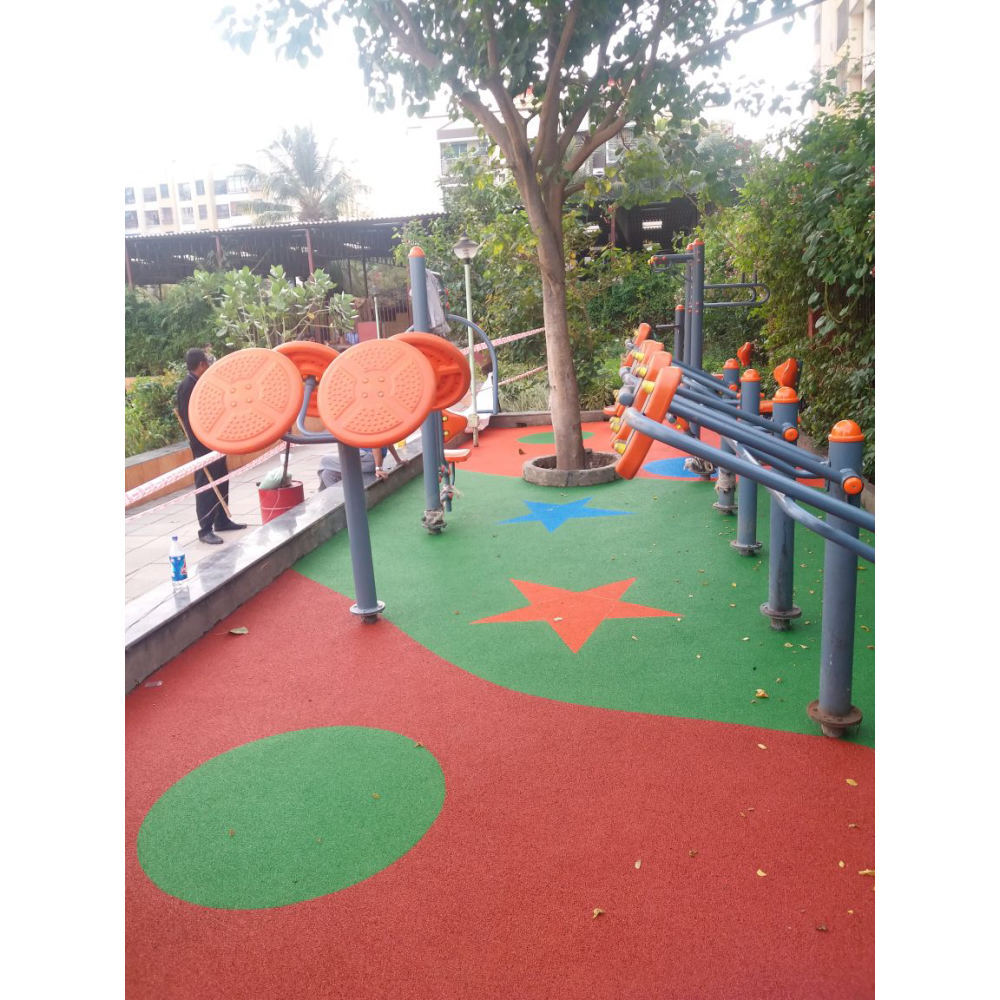 Rubber Flooring - Stars & Circles