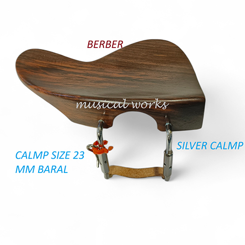 Violin Berber Chin Rest - Color: Natural Wood/Brown
