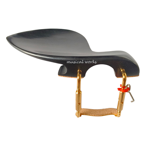 Violin Guarneri Chin Rest - Color: Natural Ebony Black