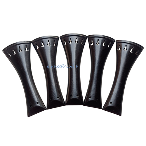 Violin Tailpiece French Modle - Color: Natural Ebony Black