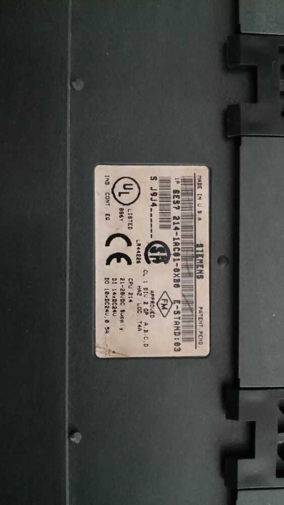 SIEMENS 6ES5 214-1AC01-0XB0 PLC