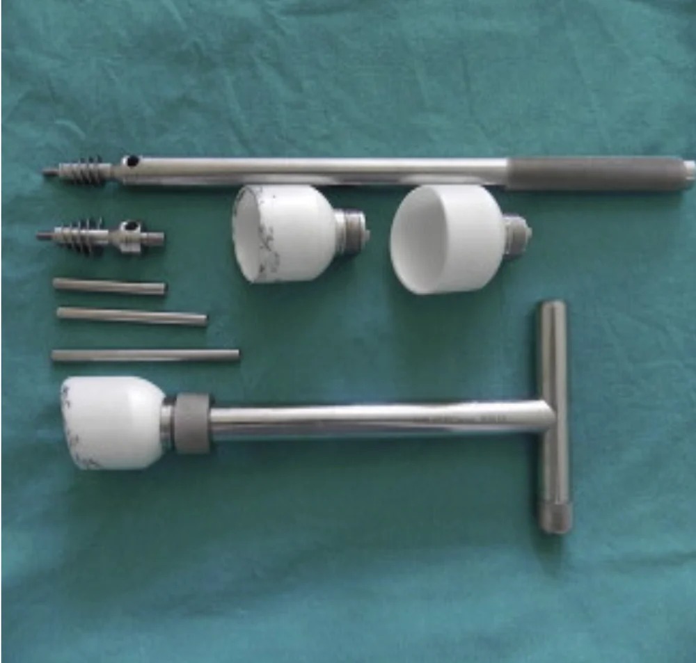 Trumpet Hohl Uterine Manipulator Gynecology Laparoscopic Instrument Steel Hohl Uterine Manipulator