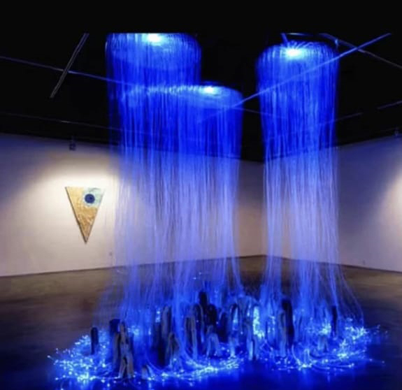 4 Feet Fibre Optic Chandelier Light