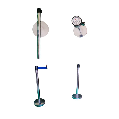 38 Inch Stainless Steel Queue Manager