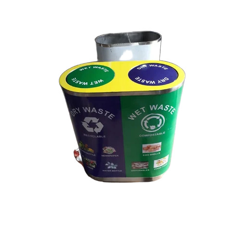 Stainless Steel Duo Dustbin