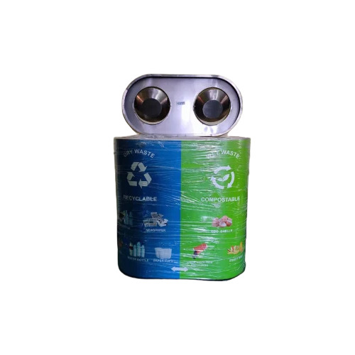 Stainless Steel Duo Dustbin