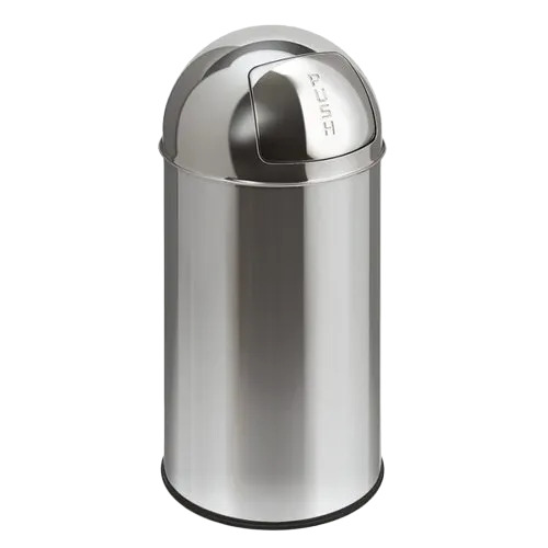 Stainless Steel Push Dustbin