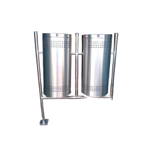 Stainless Steel Dustbin With Stand