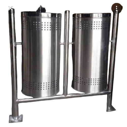 Stainless Steel Dustbin With Stand