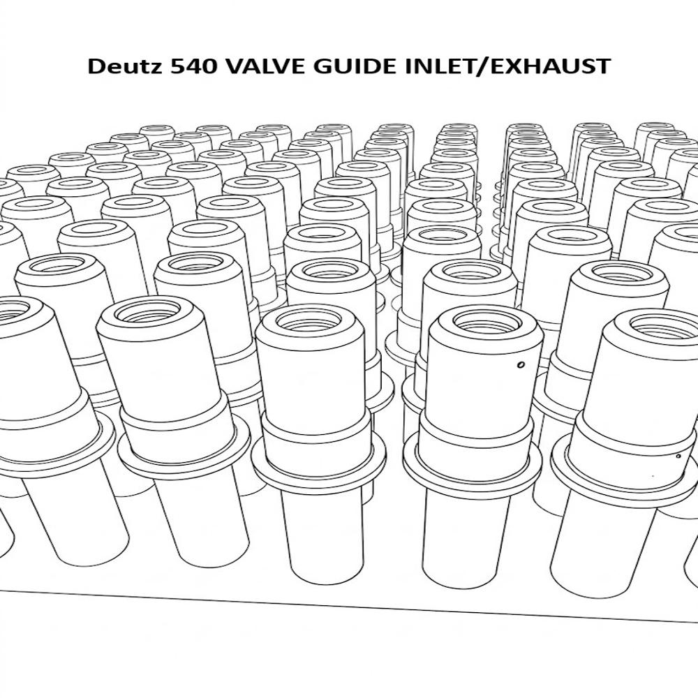 Deutz 540 Valve Guide Inlet/exhaust - Material: Cast Iron || Heat Treated