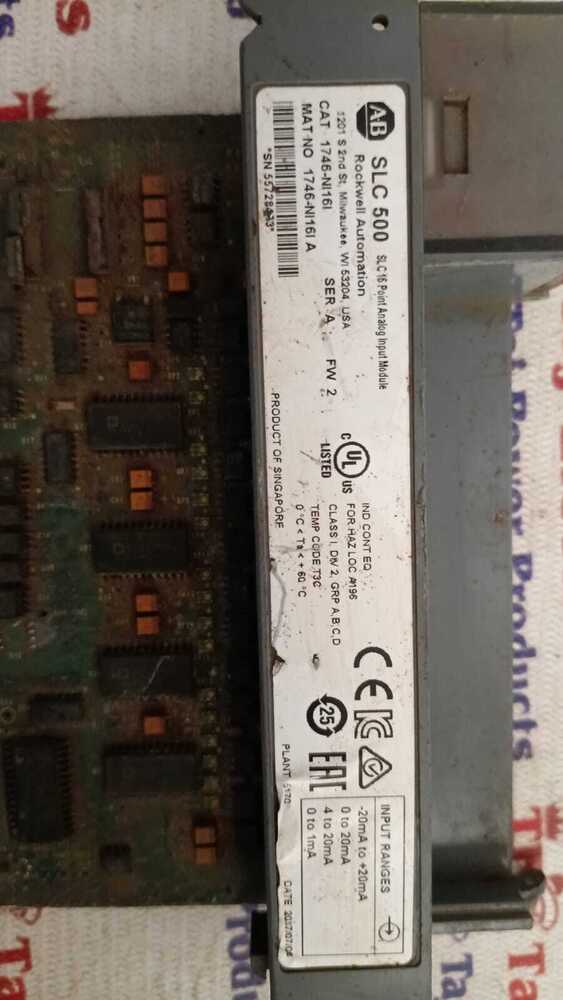 ALLEN BRADLEY 1746-NI16I PLC