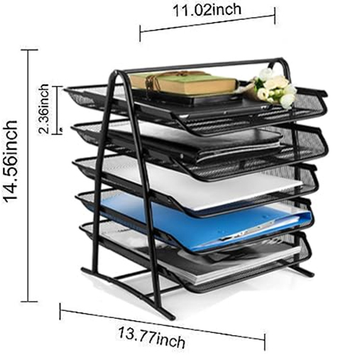 FILE TRAY MESH SET OF 5