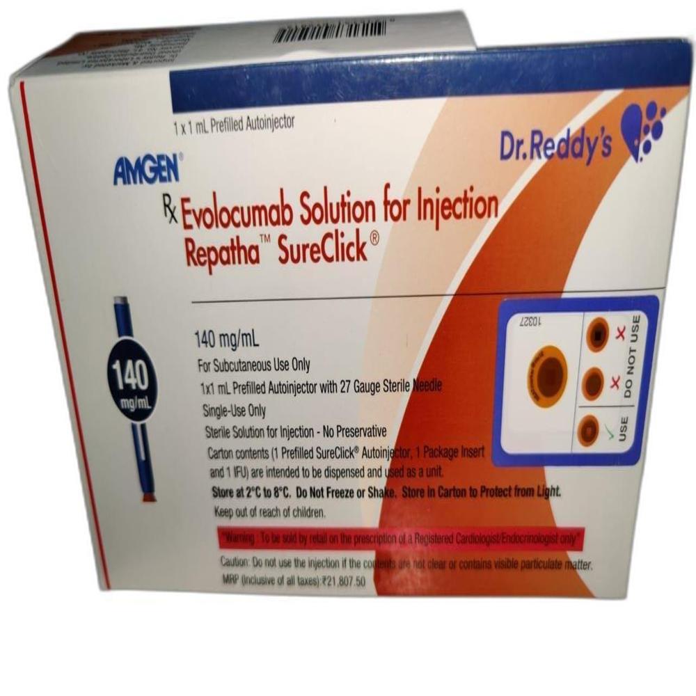 Repatha Evolosumab 140 Mg By Medesy By Dr Reddys - Physical Form: Powder
