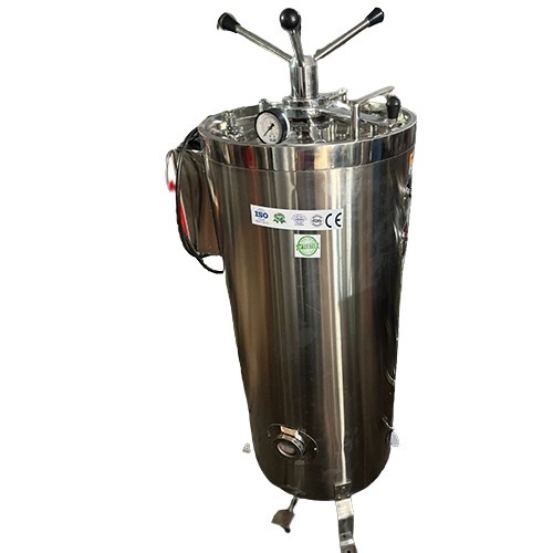 Semi-fully Automatic Vertical Autoclave - Chamber Size: 22 Litre