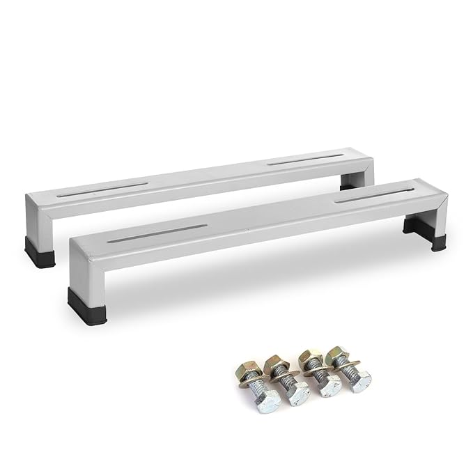 Heavy Duty Floor Choki Trolley For 2Ton Ac - Color: White