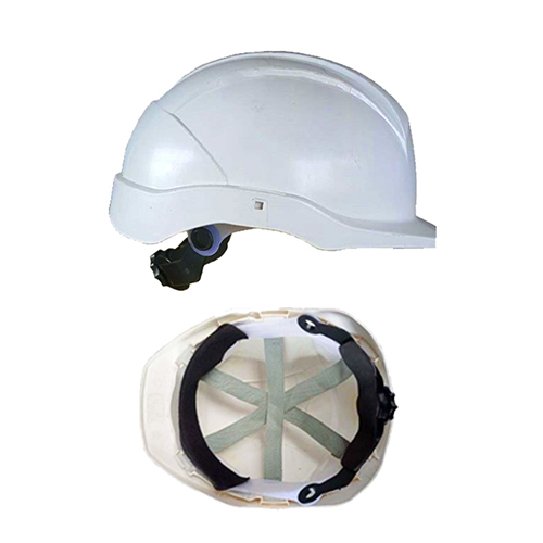 Safety helmet with reched