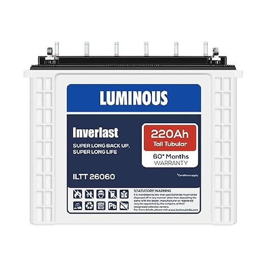 Luminous 220Ah Inverter Battery