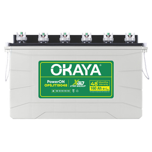 OKAYA 160Ah Super Jumbo Tubular Battery