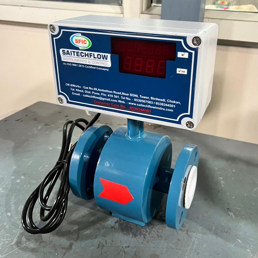 Etp Electromagnetic Flow Meter - Hastelloy C Electrode Material | Digital Display, High Accuracy 0.5% - 1%, 4-20 Ma Output, 230v Ac Power Supply