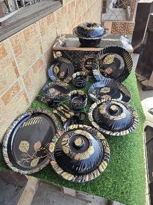 Melamine Dinner Set - Design: Flower