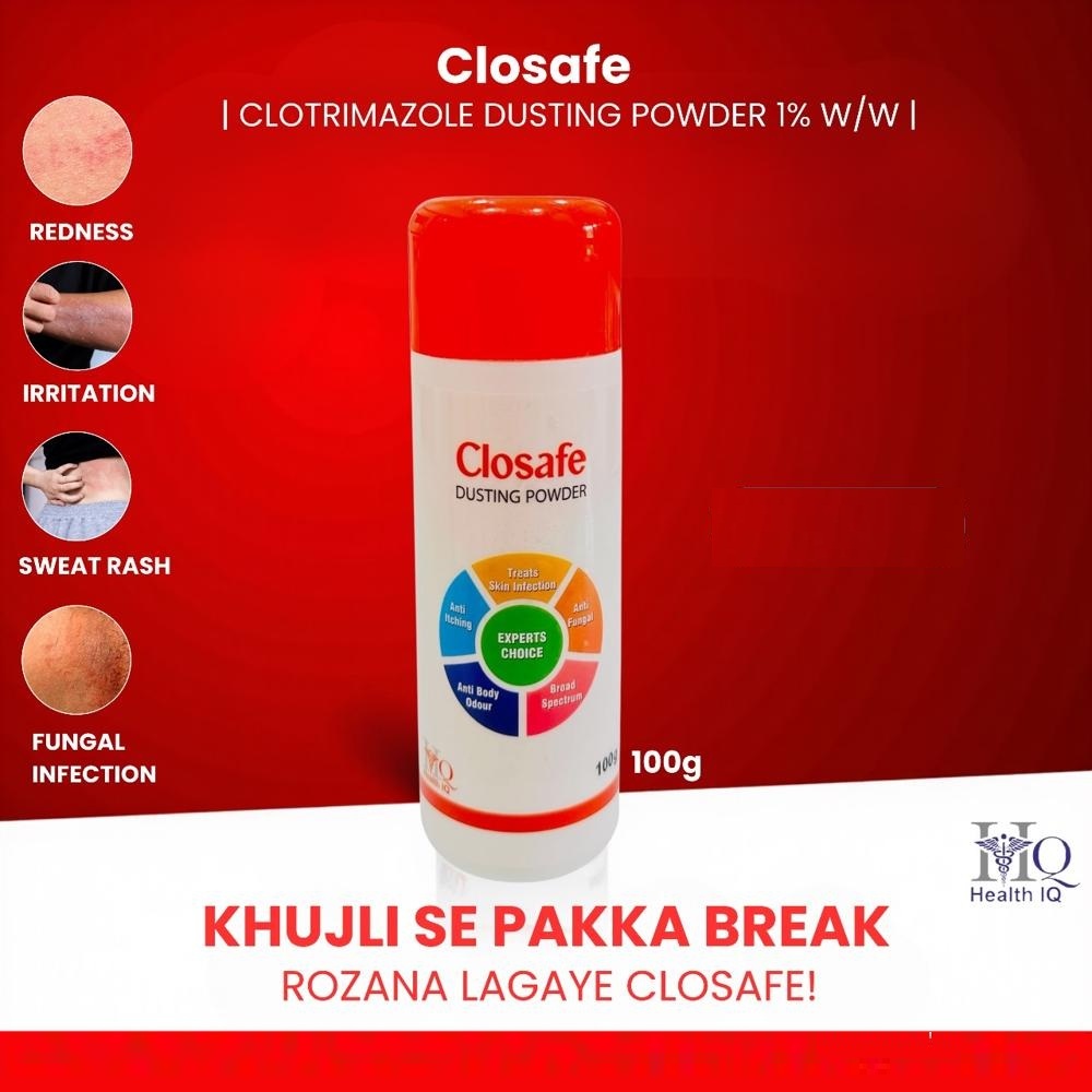 CLOSAFE DUSTING POWDER
