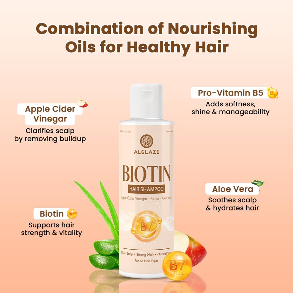 Alglaze Biotin Hair Shampoo
