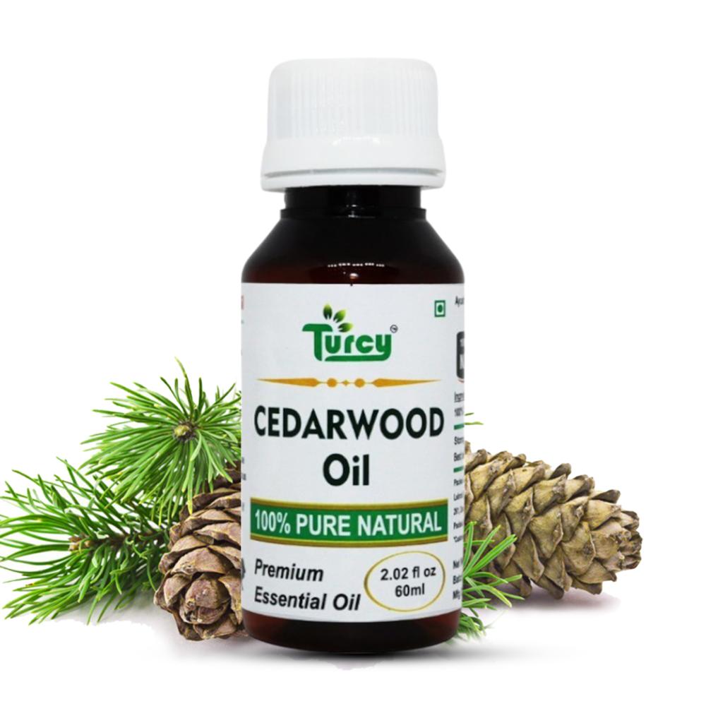 Turcy Cedarwood Essential Oil | Pure & Natural | Hair Growth & Skin Care(60ml)