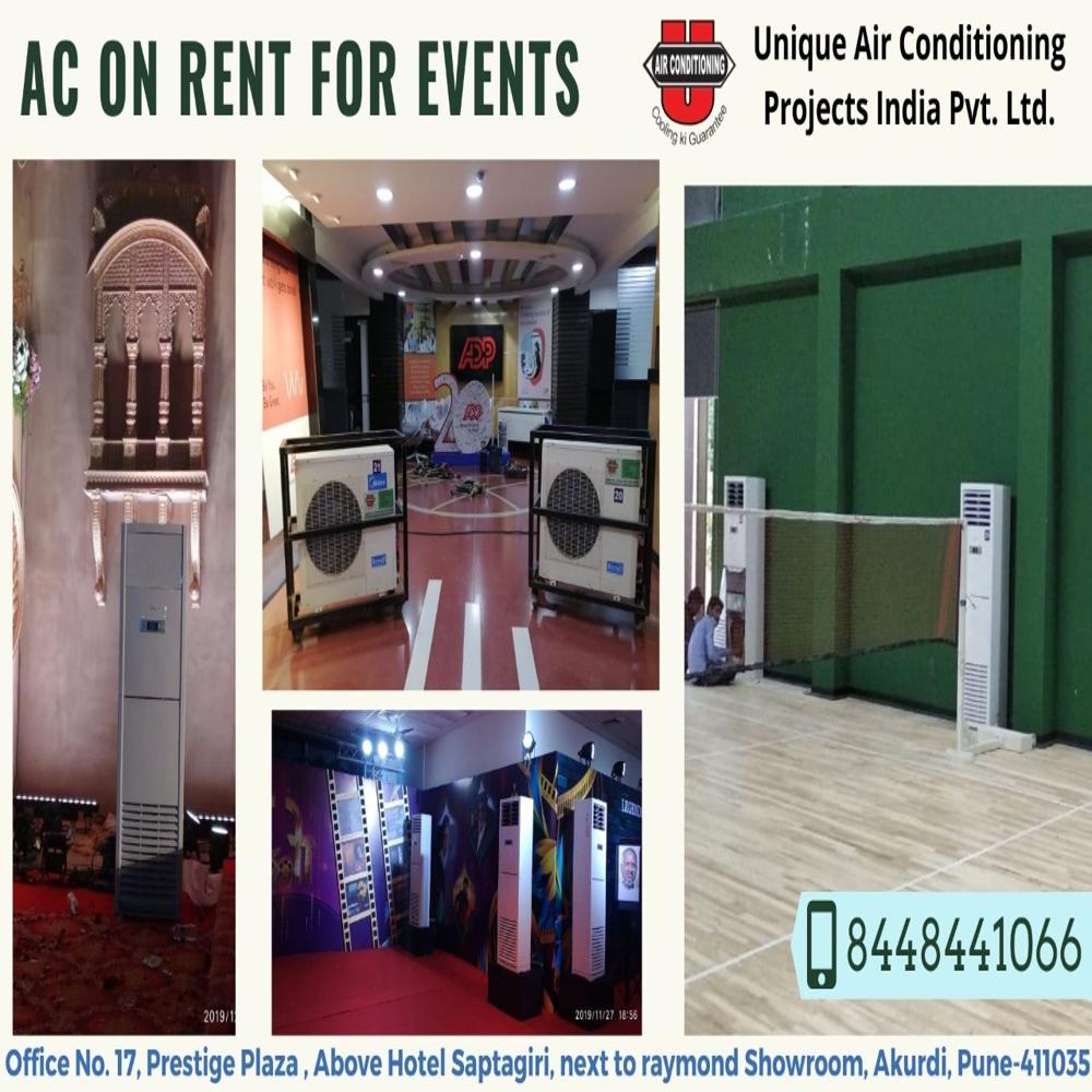 DUCTABLE AC ON RENT FOR EVENT & EXHIBHITION