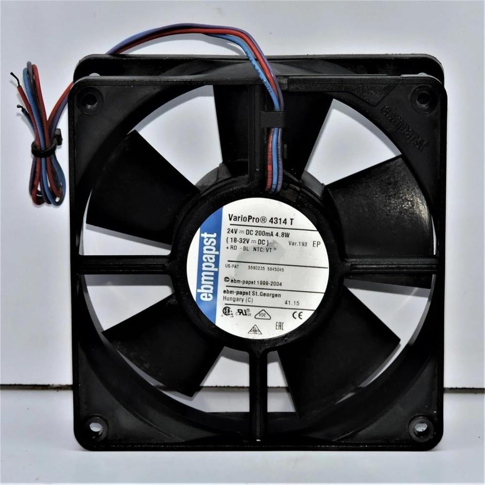 ebmpapst 4314 T Axial Fan 24V-200mA 4.8W DC Brushless Air Cooling Fan 2800 RPM 12032mm 3Wire