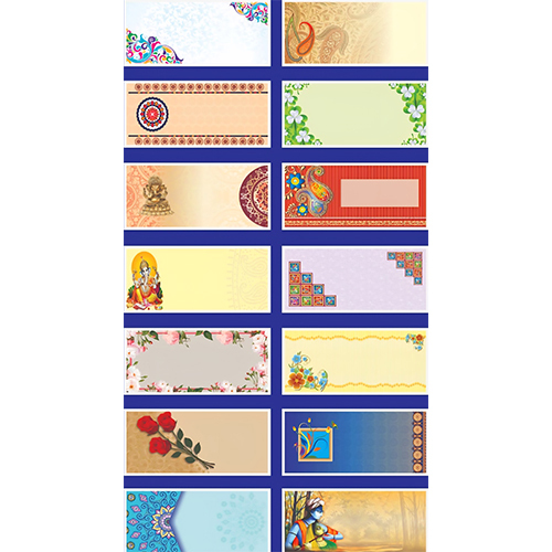 Economy Shagun Envelopes - Color: Multicolor