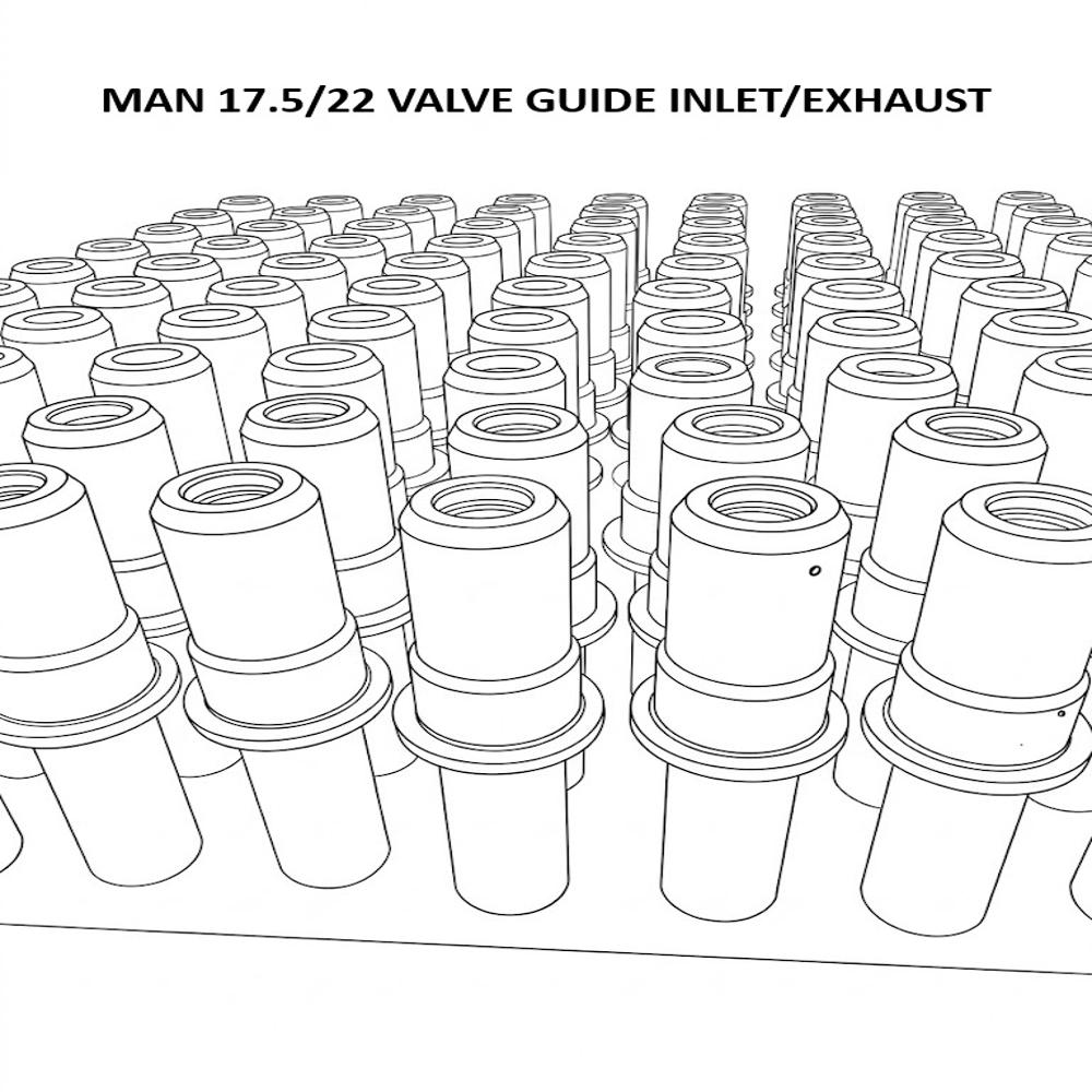 MAN 17.5/22 Valve Guide Inlet/Exhaust