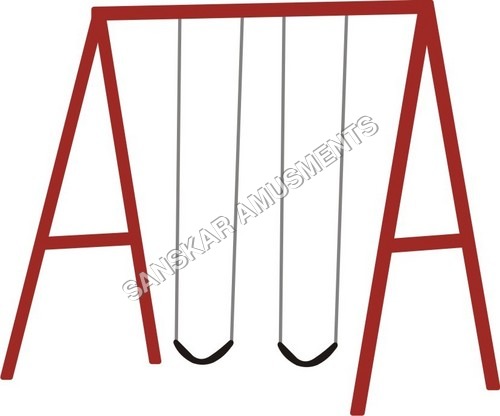 Playground Swings - Durable Plastic Material, Wide Seats for Comfort, Vibrant Color Options
