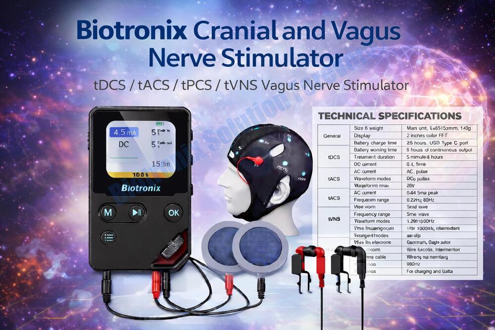 Four In One Brain And Vagus Stimulation Therapy Device