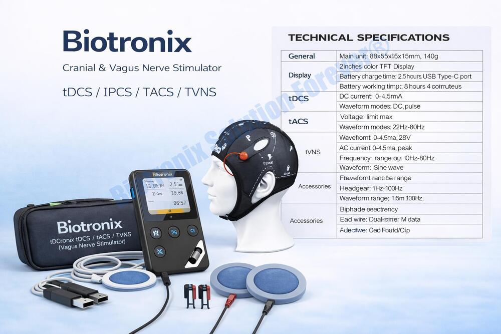 Four In One Brain And Vagus Stimulation Therapy Device