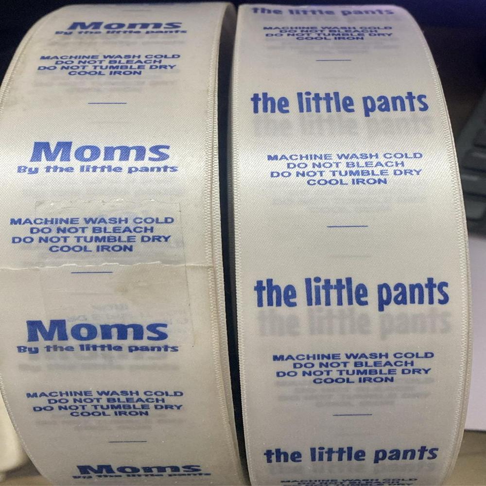 Printed Wash Care Labels