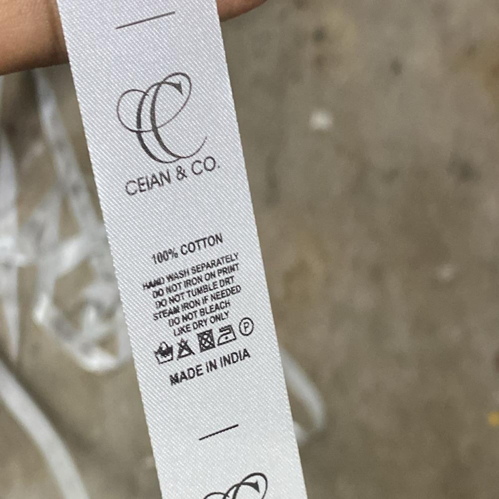 Printed Wash Care Labels