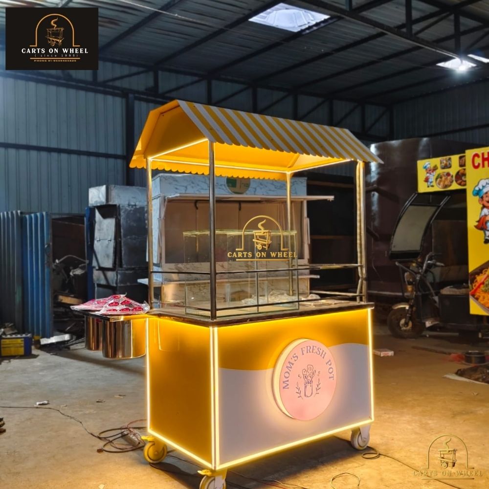 Mom's Fresh Pot  cart by carts on wheel