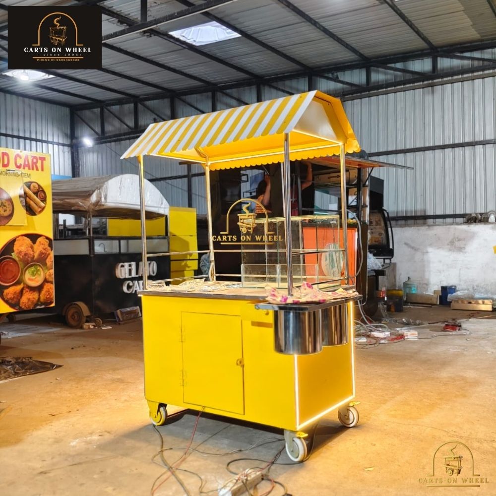 Mom's Fresh Pot  cart by carts on wheel