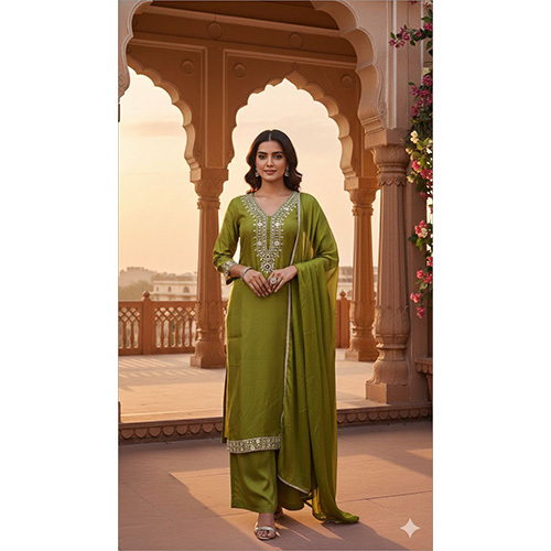 Ladies Designer Printed Suit