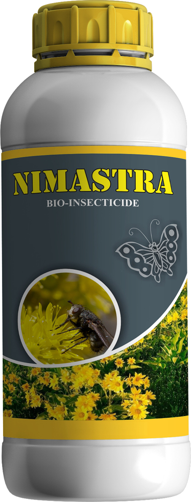 Nimastra Bio-Insecticide - Neem Oil Liquid, Brown, 500ml-15L Packing | Anti-Feedant, Insect Growth Regulator, Repellent