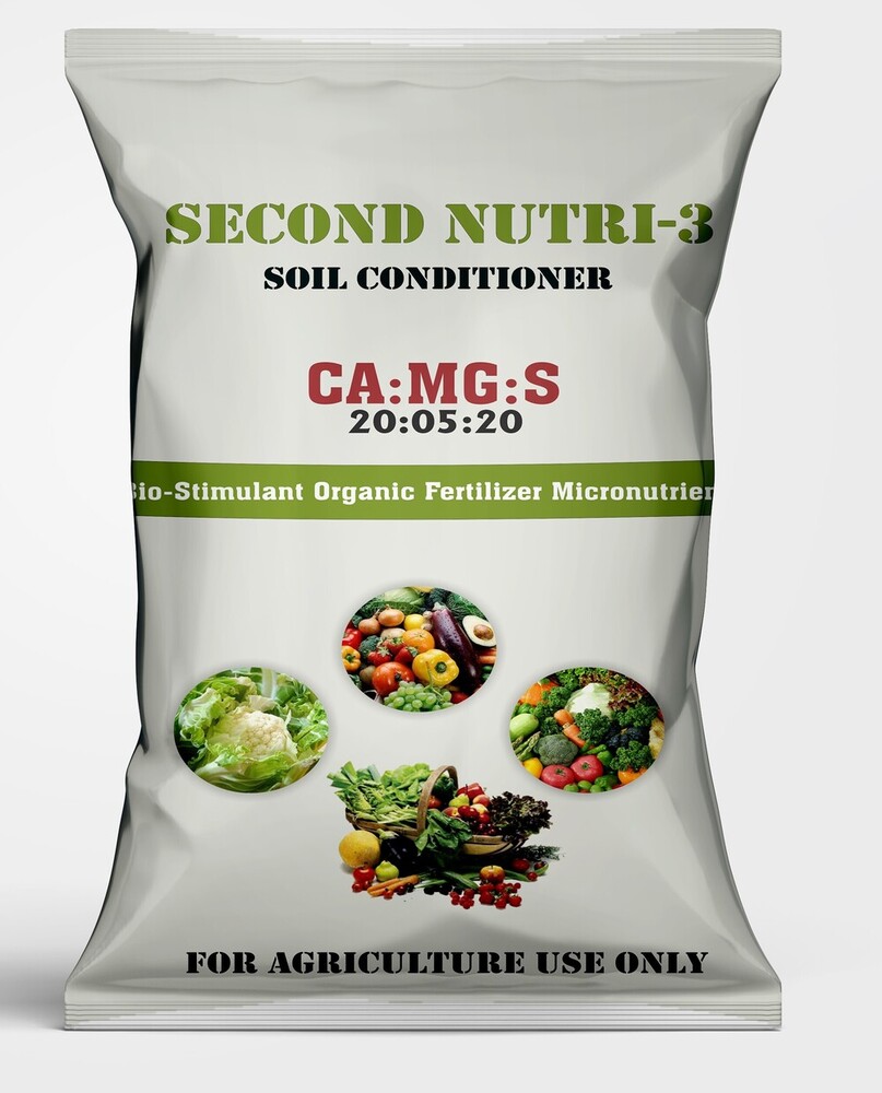 Second Nutri-3 20-05-20 CA-MG-S Soil Conditioner