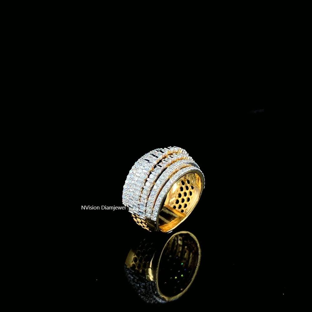 14kt Yellow Gold Infinity Multi-layer Diamond Ring! - Color: Gh