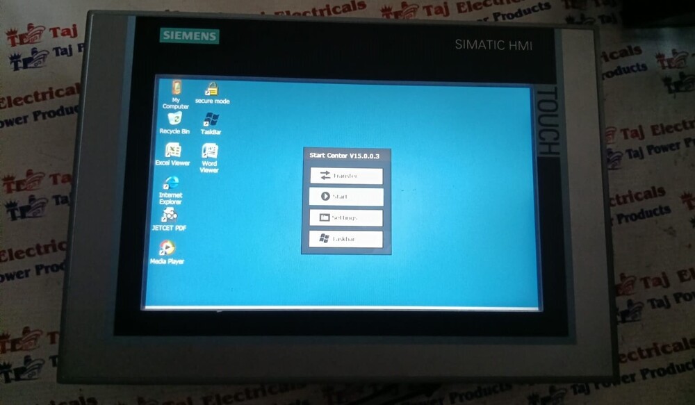 SIEMENS 6AV2 124-0JC01-0AX0 HMI
