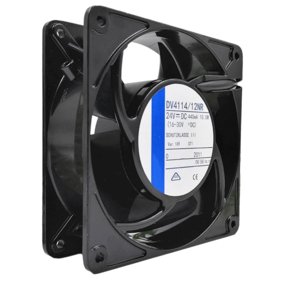 EBMPAPST DV4114/12NR 440mA 24V DC 10.5W 12038mm Ball Bearing Industrial Axial Cooling Fan 3-Wire 