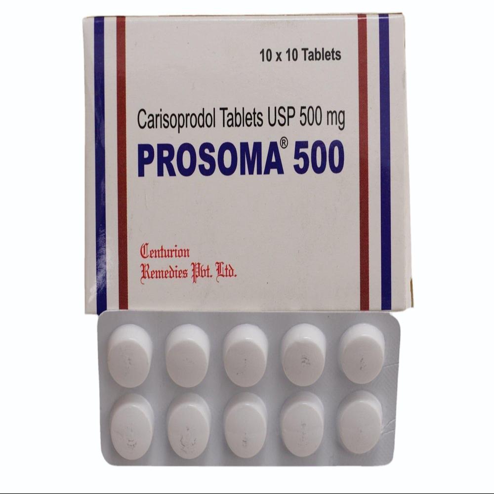 Carisoprodol 500 Mg Tablets