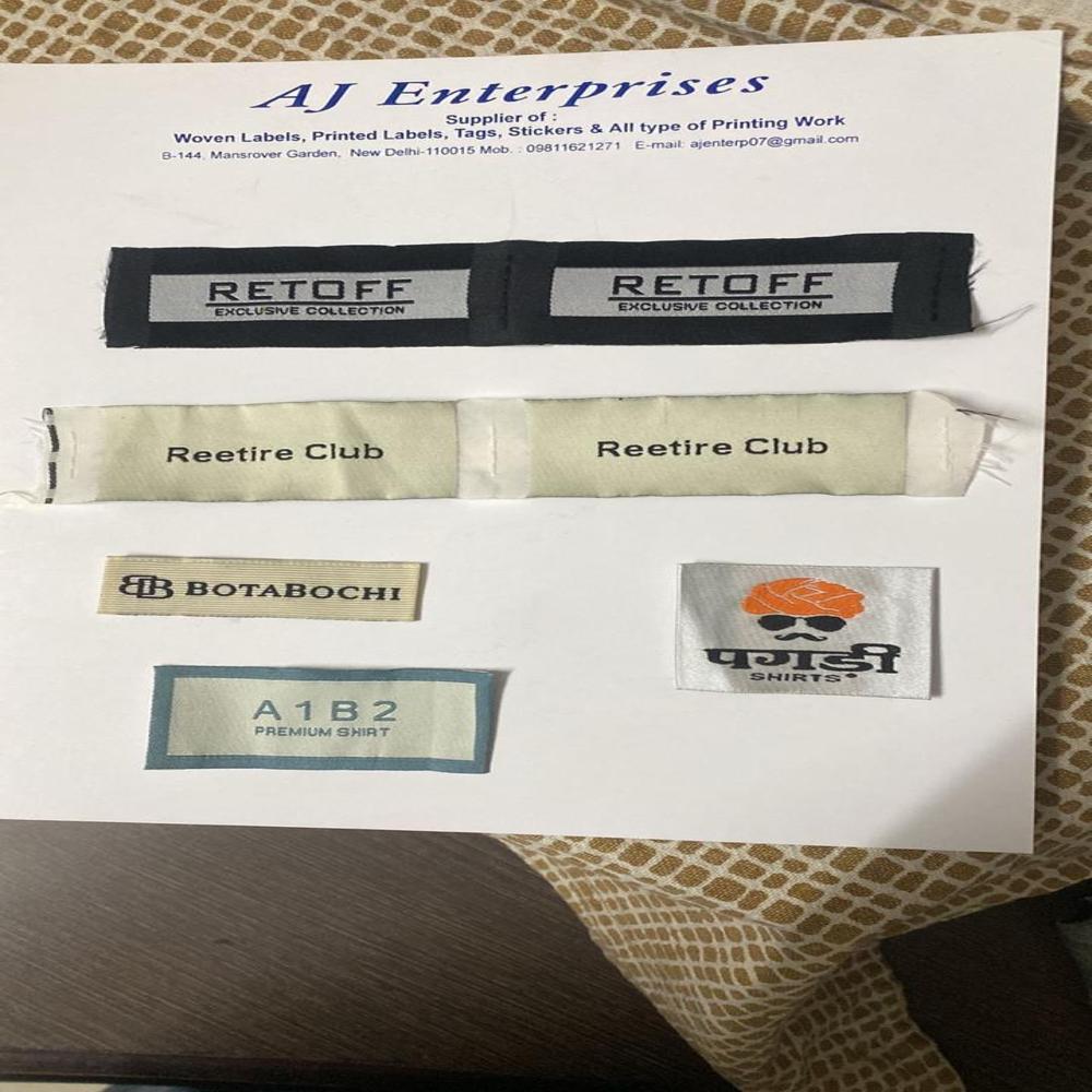 Woven Label - Color: All Colour